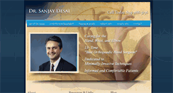 Desktop Screenshot of drsanjaydesai.com