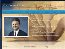 Tablet Screenshot of drsanjaydesai.com